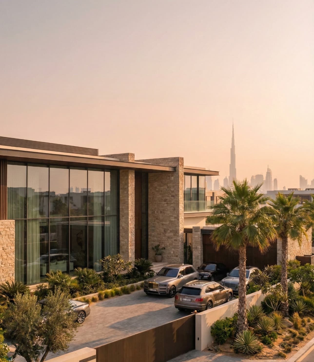Modern Architectural Masterpiece overlooking Burj Khalifa