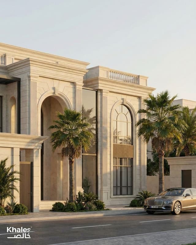 Illustration of Luxury Residential Architecture Concepts